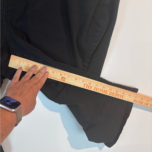 Lane Bryant 28P Black Stretch Capri Jeans Plus Size - Picture 7 of 8